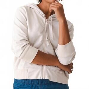 NEW PRAIRIE UNDERGROUND simple life hoodie in oyster organic